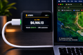 1.64" OLED — Live Stock, Crypto & Stripe Ticker for Your Desk